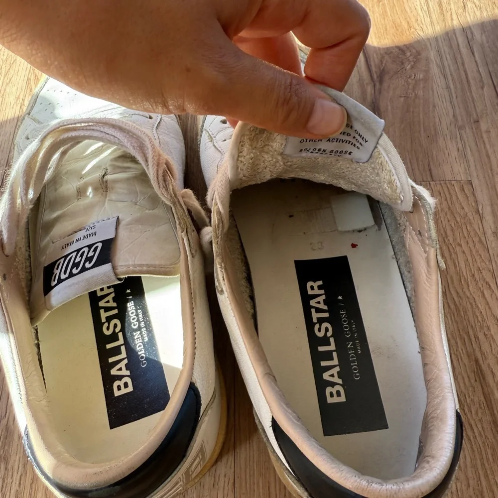 Golden Goose Ball-Star Animal Print Sneakers (size 38) - Picture 7 of 15